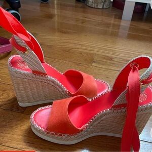 Vince Camuto Women's Pink Wedge Sandals